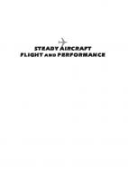 Steady Aircraft Flight and Performance
 9781400839063