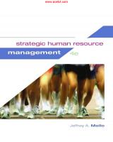 Strategic Human Resource Management
 978-1285426792