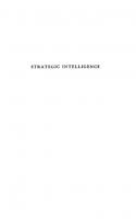 Strategic Intelligence for American World Policy
 9781400879151