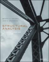 Structural Analysis, Understanding Behavior
 9781119321569