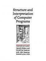 Structure and Interpretation of Computer Programs (Beautified version) [Second Edition]
 0262011530, 9780262011532