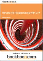 Structured Programming with C++
 9788740300994