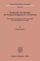 Strukturelle Auswirkungen der Energieverknappung und -verteuerung: Theoretische und empirische Analyse am Beispiel der Bundesrepublik Deutschland [1 ed.]
 9783428455546, 9783428055548