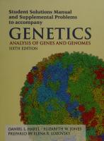 Student Solutions Manual and Supplemental Problems to Accompany Genetics: Analysis of Genes and Genomes, Sixth Edition
 0763729310, 9780763729318