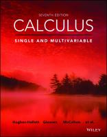Student solutions manual to accompany : Calculus, single and multivariable [Seventh edition.]
 9781119138549, 111913854X