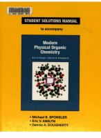Student Solutions Manual to Accompany Modern Physical Organic Chemistry
 9781891389368, 189138936X