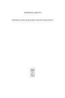 Studien zum jüdischen Neuplatonismus: Die Religionsphilosophie Des Abraham Ibn Ezra [Reprint 2012 ed.]
 3110041162, 9783110041163