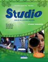 Studio : English as a second language, secondary cycle two, year one. [2-1]
 9782765036692, 2765036691