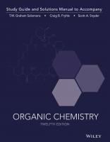 Study Guide and Solutions Manual to Accompany Organic Chemistry [12 ed.]
 9781119077329, 9781119077336