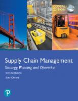 Supply Chain Management: Strategy, Planning, and Operation [7 ed.]
 9780134731889, 129225789X, 9781292257891, 9781292294834