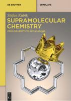 Supramolecular Chemistry: From Concepts to Applications
 9783110595604