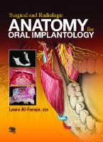Surgical and Radiologic Anatomy for Oral Implantology
 9780867155747, 2013027568, 0867155744