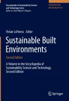 Sustainable Built Environments [2nd ed.]
 9781071606834, 9781071606841