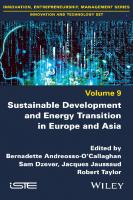 Sustainable Development and Energy Transition in Europe and Asia
 9781119705178, 9781786305701