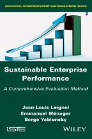 Sustainable enterprise performance : a comprehensive evaluation method
 9781786303714, 178630371X