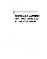 Sustainable Materials for Transitional and Alternative Energy [2]
 0128243791, 9780128243794
