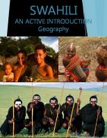 Swahil, an active introduction : geography