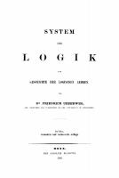 System der Logik und Geschichte der logischen Lehren [3., verm. und verb. Aufl. Reprint 2020]
 9783112363409, 9783112363393