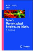 Taylor's musculoskeletal problems and injuries: a handbook
 0387291717, 9780387291710, 9780387383224, 0387383220