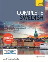 Teach yourself Complete Swedish [2018 ed.]
 1444195107, 9781444195101