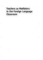 Teachers as Mediators in the Foreign Language Classroom
 9781783093076