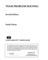 Team Problem Solving
 9781560523147