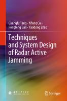 Techniques and System Design of Radar Active Jamming
 9811999430, 9789811999437