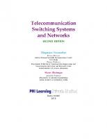 Telecommunication Switching Systems and Networks [Second ed.]
 9788120350830