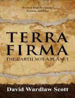 Terra Firma (The Earth is not a Planet)
 9781334999161