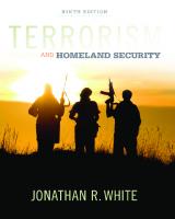 Terrorism and Homeland Security [9th ed.]
 1305633776, 9781305633773