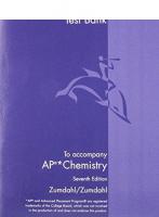Test Bank to Accompany AP Chemistry [7th ed.]
 9780618730148