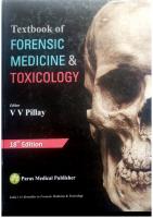 Textbook of Forensic Medicine & Toxicology 18th/2017 [18 ed.]
 8181914791, 9788181914798