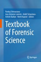 Textbook of Forensic Science [1st ed. 2023]
 9819913764, 9789819913763