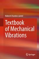 Textbook of Mechanical Vibrations
 9789819936137, 9789819936144