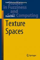 Texture Spaces (Studies in Fuzziness and Soft Computing, 411)
 3031397479, 9783031397479