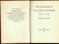Thackeray: The Age of Wisdom 1847-1863 [2]