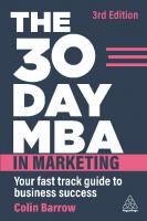 The 30 Day MBA: Your Fast Track Guide to Business Success [6 ed.]
 1398609870, 9781398609877