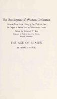 The Age of Reason
 0801498473