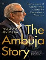 The Ambuja Story: How a Group of Ordinary Men Created an Extraordinary Company
 9789354890338, 9789354891991
