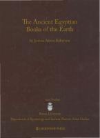 The Ancient Egyptian Books of the Earth
 9781937040000