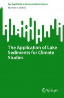 The Application of Lake Sediments for Climate Studies (SpringerBriefs in Environmental Science)
 3031347080, 9783031347085
