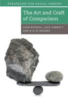 The Art and Craft of Comparison: Comparative Analysis in Social Science Research
 9781108472852, 1108472850