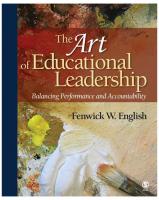 The Art of Educational Leadership: Balancing Performance and Accountability [1 ed.]
 1412957419, 9781412957410