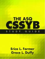 The ASQ CSSYB Study Guide
 0873899490, 9780873899499