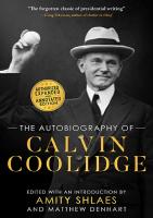 The Autobiography of Calvin Coolidge
 9781504066433, 150406643X