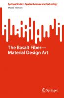 The Basalt Fiber―Material Design Art (SpringerBriefs in Applied Sciences and Technology)
 3031461010, 9783031461019