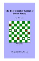 The Best Checker Games of James Ferrie