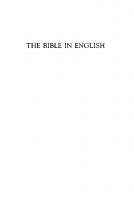 The Bible in English
 9780300183894