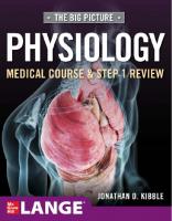 The big picture physiology : medical course & step 1 review [2 ed.]
 9781260122503, 1260122506
