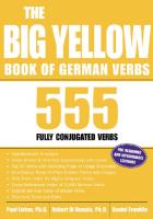 The big yellow book of German verbs: 555 fully conjugated verbs
 0-07-146955-9, 0-07-143300-7